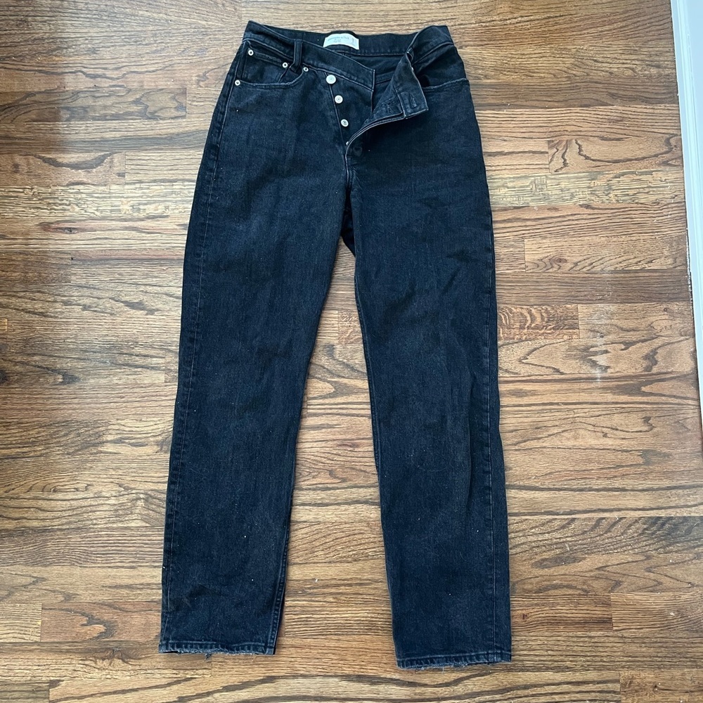 Dad High Rise Jean (cross over waist)